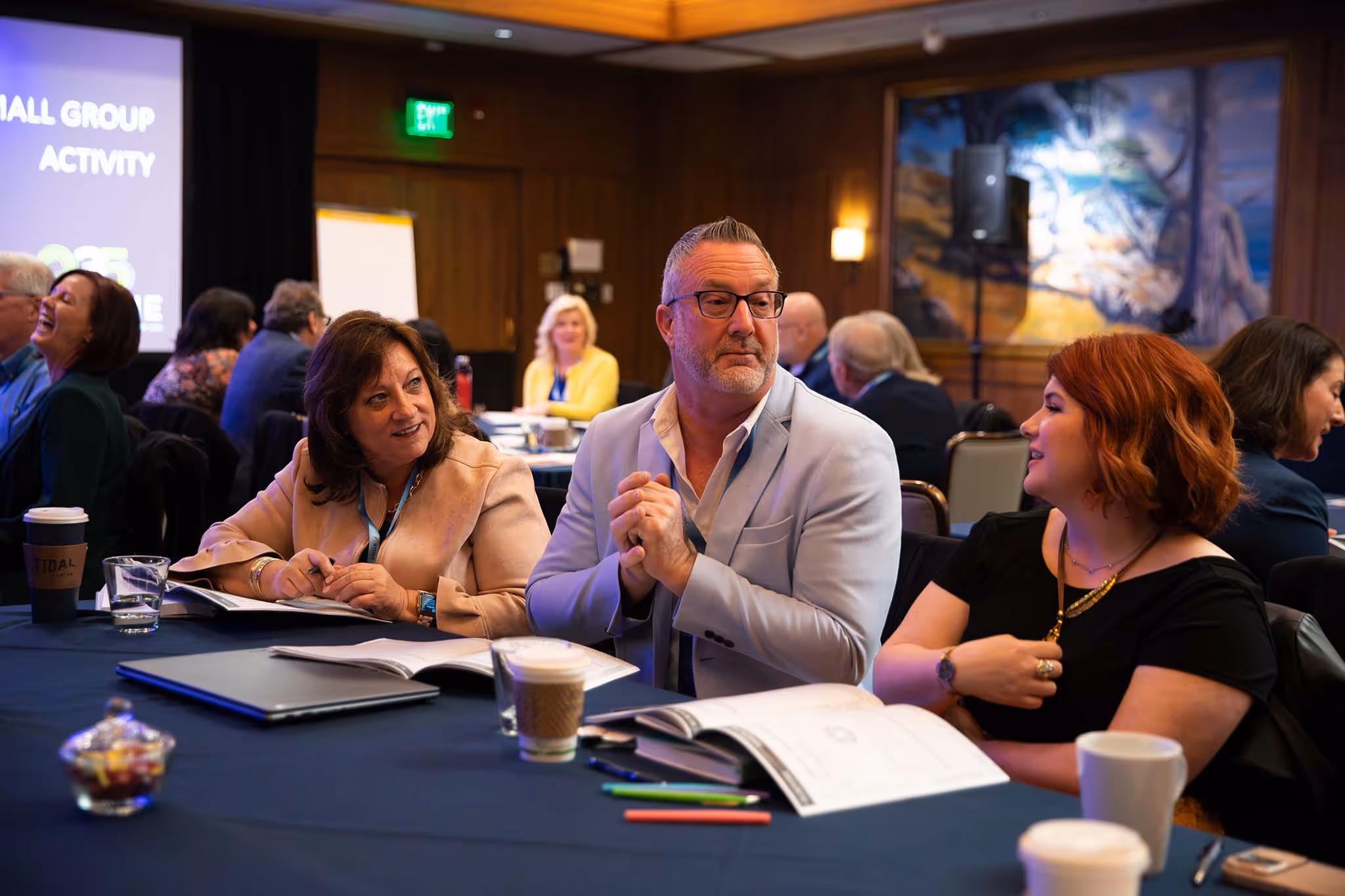 Practice owners working through their numbers at Fortune50